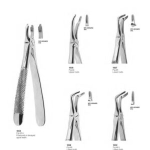 D008 Dental Extracting Forceps English Pattern upper roots lower roots fractured or dacayed upper teeth