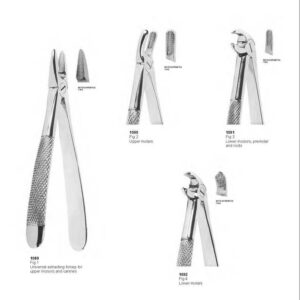 D017 Dental Extracting Forceps Mead Pattern upper molars lower incisors premolar and roots universal