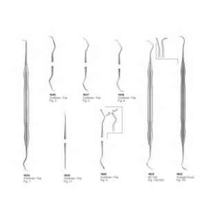 D071 Periodontia instruments curettes and scalers Goldman Fox Younger good