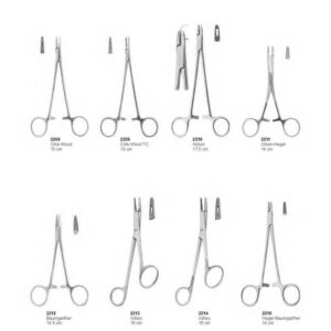 D094 Needle holders crile-wood TC adson olsen-hegar gillies