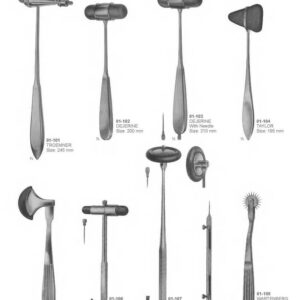 G001 Percussion Hammers Aesthesiometers Troemner Dejerine Taylor Berliner Uck Rabiner