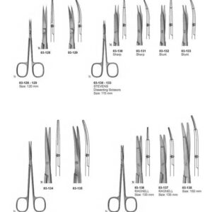 G025 Delicate Scissors Spring Type Bayonet Shape Yasargil