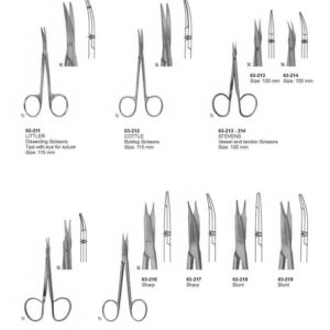 G032 Dissecting Scissors Littler Cottle Stevens