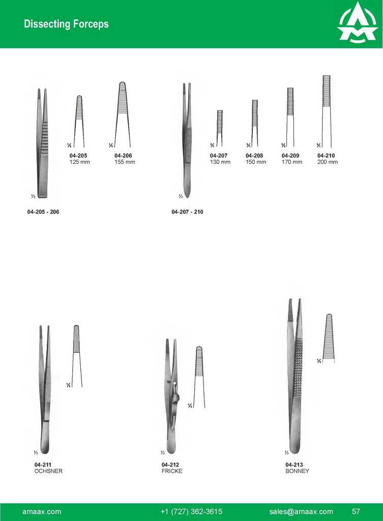 G057 Dissecting Forceps Ochsner Fricke Bonney
