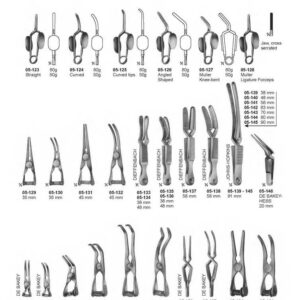 G076 Muller Vessel Clips Bulldog Clamps De Bakey Glover