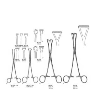 G166 Dissecting Intestinal Forceps Allis babcock Collin