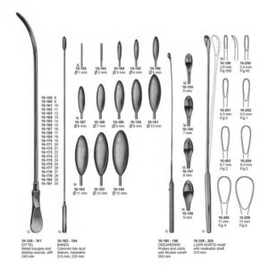 G193 Gall Duct Dilators Gall Stone Scoops Dittel Bakes Desjardins Luer Kore Modif