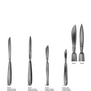 G315 Amputation Resection Knives Length Of Blades